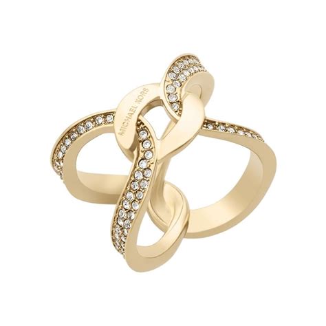 michael kors cross over ring|michael kors stackable rings.